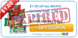 $1.00 off two MARS Holiday Bag, 7.94 oz - 19.2 oz