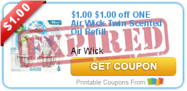 $1.00 off ONE Air Wick Twin Scented Oil Refill
