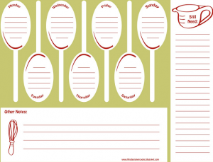Free-menu-planner