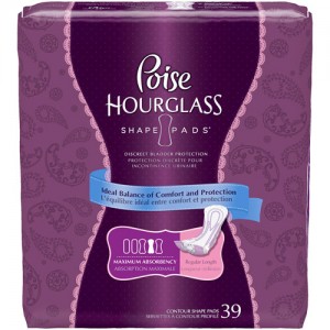 Free Sample Poise Hourglass Shape Liners
