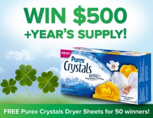 free-purex-crystals-dryer-sheets-giveaway